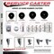 Service Caster 3 Inch Hard Rubber Wheel Swivel 34 Inch Threaded Stem Caster Set 2 Brakes SCC SCC-TS20S314-HRS-34212-2-TLB-2 - alternate 2